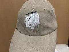 【新品 未使用 】ポーラーベア刺繍 ベージュキャップ