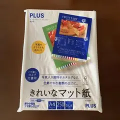 PLUS きれいなマット紙 A4 250枚 IT-225MP