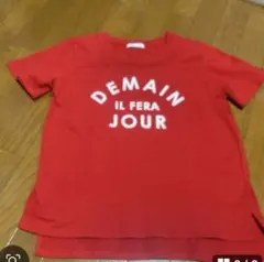 OLIVE des OLIVE ロゴTシャツ レッドのサムネイル