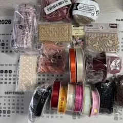 【新品】リボン、レースなど21点　まとめ売り②