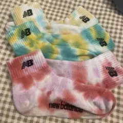 new balance タイダイソックス 3足セット 23〜25