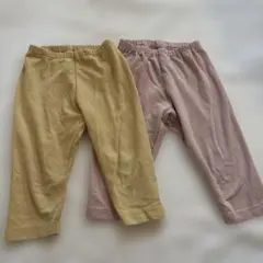 ユニクロ　リラックスフィットエアリズムレギンス　7分丈　110 ２枚セット