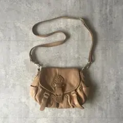 00s y2k レザー ミニショルダーバッグ フェアリーグランジ 森ガール