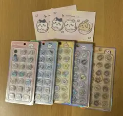 ちいかわ　KIRACOROおはじきシール　5点セット　全種類　おまけつき