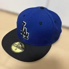 美品 New Era 59FIFTY LA Dodgers キャップ 8 ブルー