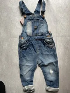 ZARA baby デニムオーバーオール　18-24month