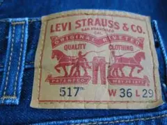 リーバイス517☆W36L29☆メキシコ製☆色濃い目美品