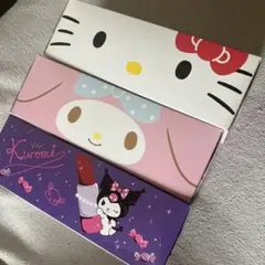 ハローキティ・マイメロディ・クロミ 箱ティッシュ3つセット
