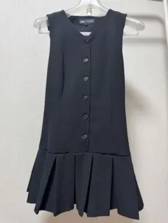 ZARA プリーツミニワンピース