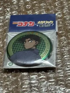 名探偵コナン 劇場限定 メタリック缶バッジ 服部平次 100万ドルの五稜星