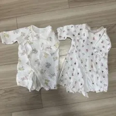 Birthday ベビー ロンパース 2点セット 50-60cm