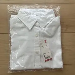 ユニクロ　コットンボクシーシャツ ホワイト M