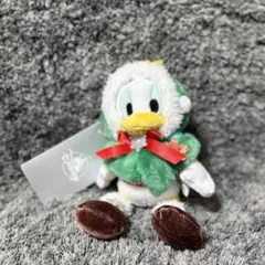 ディズニーストア　ディズニー　クリスマス　ドナルド　ぬいぐるみキーチェーン　新品のサムネイル