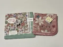 タオルハンカチ　ガーゼハンカチ　2点セット