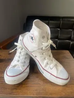コンバース オールスター ハイカット ホワイト　24.5cm 綺麗