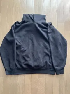 黒 UNIQLO C スウェットオーバーサイズプルパーカー
