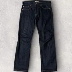 UNIQLO ユニクロ　セルビッジデニム　Size32 W82 濃紺　赤耳