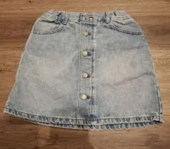 GUジーユーキッズ　デニムスカート女の子　120