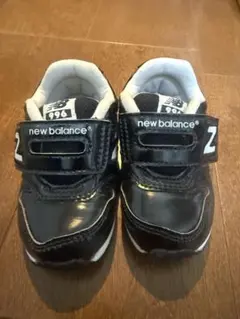 ニューバランス996 黒エナメル13.5センチ