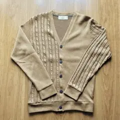 ✨からし色✨ メンズ カーディガン Mサイズ 古着 ikka