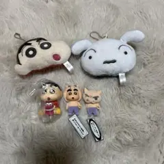 クレヨンしんちゃん　グッズセット　ぎゅーこっと　しんのすけ　キーホルダー