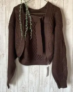 新品未使用♡Ifuru セーター　カーディガン　F