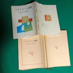 アポリネール　アポリネール詩集　堀口大學 訳　新潮文庫