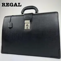 【未使用級✨】REGAL リーガル ダレスバッグ ビジネス レザー 鍵付 黒 未使用級✨】REGAL リーガル ダレスバッグ ビジネス レザー 鍵付 黒