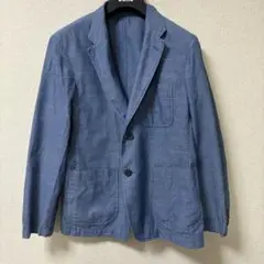 美品　ユニクロ　テーラードジャケット　ライトウェイトジャケット（シャンブレー）