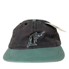 【希少・デッドストック】90s USA製 フロリダ・マーリンズ キャップ MLB