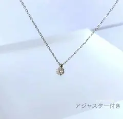 ゴルゴン様 リクエスト 一粒ダイヤ＊CZネックレス　サージカルステンレス