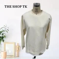zk814【M】THE SHOP TK トレーナー クルーネック 無地 長袖のサムネイル