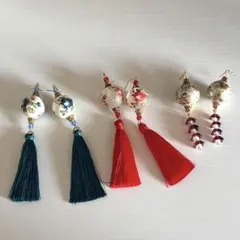 canpana 中華風 ピアス 3点