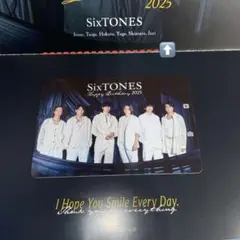 SixTONES Happy Birthday 2025 カード
