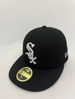 【NEW ERA】 Low Profile White Soxブラック　キャップ
