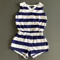 TOMMY HILFIGER キッズ　つなぎボーダー