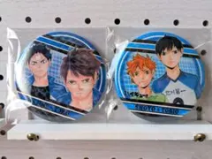 【ハイキュー!!】缶バッジコレクション 1弾 レア2種 影山＆日向・岩泉＆及川