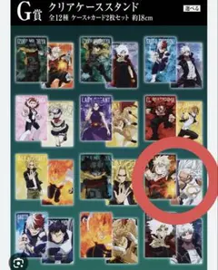 僕のヒーローアカデミア一番くじクリアケーススタンド ミルコ　爆豪勝己