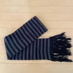ボーダー フリンジ マフラー