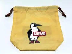 CHUMS 옐로우 부비 버드 드로우스트링 백