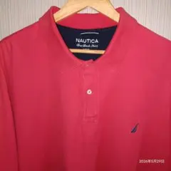 K*i様 NAUTICA ノーティカ半袖ポロシャツ ピンク XXLサイズのサムネイル