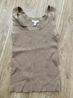 H&M　リブニットタンクトップ　新品