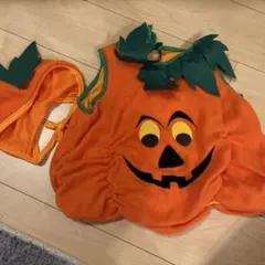 ハロウィン⭐︎ かぼちゃ コスチューム 110-120センチ
