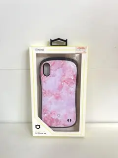 【新品】iFace iPhoneXRピンク 耐衝撃 マーブルケース ピンク正規品のサムネイル