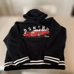 OSSAN THE HOOD パーカーブラック
