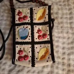 アナスイ ANNA SUI ディア ハンドバッグ 復刻モデル サガラ刺繍 - メルカリ