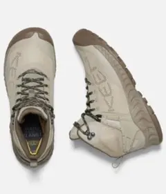 KEEN トレッキングシューズ ベージュ ミッドカット　24.0cm