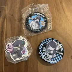 Ado×くら寿司　ビッくらポン景品　マグネットシート　めじるしチャーム　缶バッジ