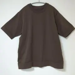 ブラウン 半袖Tシャツ Lサイズ ポリエステル100%