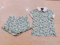★ラルフローレン キッズ 花柄ポロシャツ ショートパンツ セット 110★